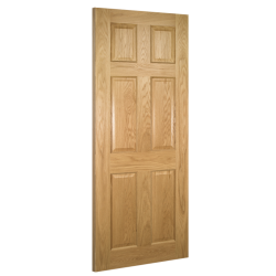 Oxford 6 Panel Oak Door with 18mm Lippings (pre-finished)